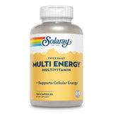 Solaray Twice Daily Multi Energy Multivitamin, Iron Free | Complete Multi for Immune & Energy Support | Non-GMO | 120ct (60 Serv, 120 CT)