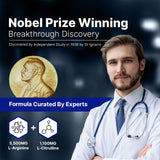 L-Arginine PRO | 5,500mg L-Arginine Plus L-Citrulline 1,100mg Grape Powder Drink Mix Supplement for Increased Nitric Oxide Production