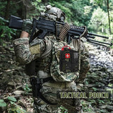 Survival First Aid Kit, 170 PCS Survival Kits,Trauma Kit with Essential Survival Gear Emergency Medical Supplies for Hiking Camping Backpacking Outdoor Adventure, Gifts for Christmas Him Dad Men