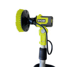 RYOBI ONEAND 18V Cordless TELESCOPING Power Scrubber and Compact Power SCRUBB