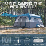PORTAL 6 | 8 | 10 Person Family Camping Tent with Porch, Big Family Camping Tent with Tall Height, Good Ventilation, Water Resitant Large Tent for Outdoor Camping, Backyard