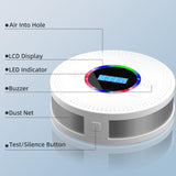 Smoke and Carbon Monoxide Detector, Combination Smoke Alarm and Carbon Monoxide Detector Battery Powered, CO Detector with Sensitive Sensor, LCD Display and Sound Warning