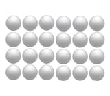Crafjie 4 Inch Craft Foam Balls 24-Pack, Supplies Foam Balls for Christmas DIY Arts and Crafts, Smooth Polystyrene Foam Ball, for Decoration Household School Projects, White