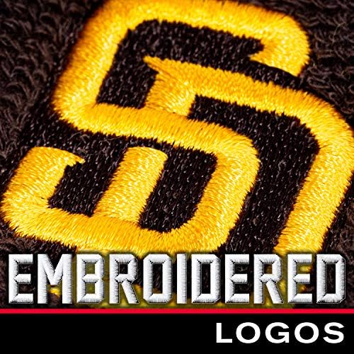 Franklin Sports MLB Team Licensed Baseball Wristbands - MLB Team Logo Sweat Wristbands - Great for Costumes + Uniforms - Pair