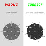 Patented Rolling Lawn Aerator Compacted Soil Loosening Manual Coring Tool