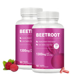 Beet Root Capsules – 1300mg Beetroot Powder for Natural Energy & Endurance Support, Non-GMO, 60 Capsules, 30-Day Supply (2pcs)