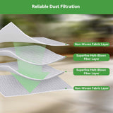 WAIKAS 14 Pack Vacuum Bags for NARWAL Flow, Freo Z10, Freo Z Ultra, Freo Z10 Ultra, Freo X10 Pro Robot Vacuum, Disposable Dust Bags with Large Capacity as Replacement Parts/Accessories