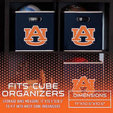 Franklin Sports NCAA College Team Fabric Storage Cubes Made to Fit Storage Bin Organizers