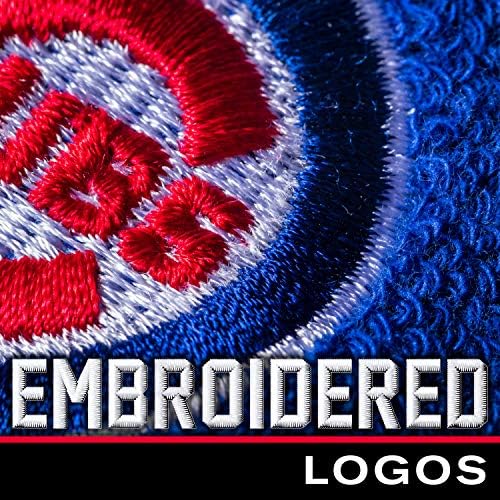 Franklin Sports MLB Team Licensed Baseball Wristbands - MLB Team Logo Sweat Wristbands - Great for Costumes + Uniforms - Pair