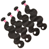 Human Hair Bundles 20 22 24 26 Inch 14A Body Wave Bundles Human Hair 100% Unprocessed Brazilian Virgin Hair 4 Bundles Human Hair Body Wave Human Hair Extensions Bundles Human Hair Natural Black