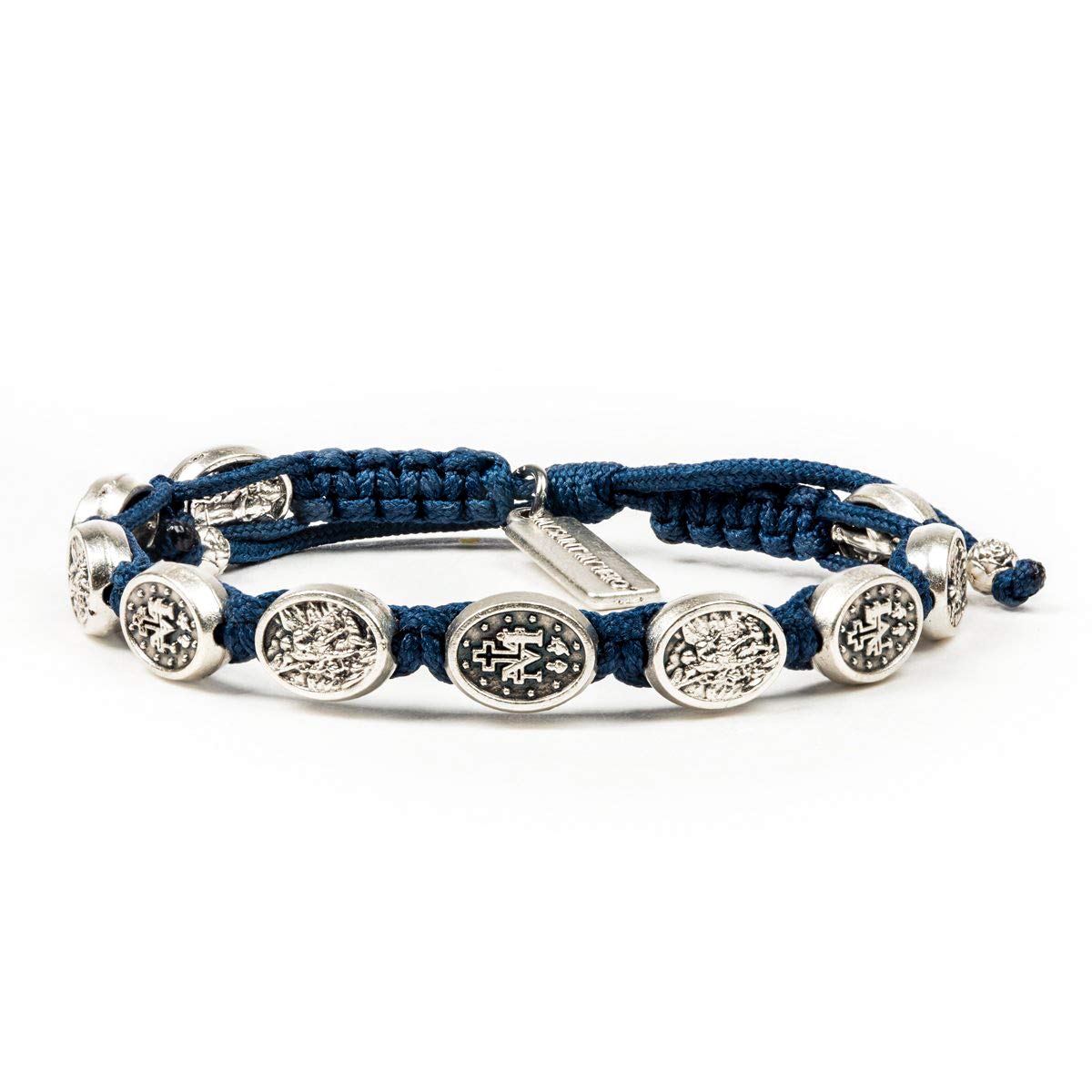 "My Saint My Hero "Archangel Michael Protection Bracelet – Handwoven - Archangel Michael and 5 Miraculous Medals – Shield of Faith for Men and Women – Made in Medjugorje