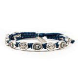"My Saint My Hero "Archangel Michael Protection Bracelet – Handwoven - Archangel Michael and 5 Miraculous Medals – Shield of Faith for Men and Women – Made in Medjugorje