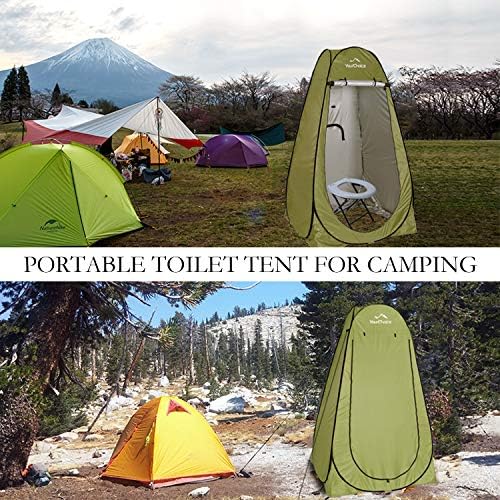 Your Choice Pop Up Privacy Shower Tent - Portable Changing Tent for Camping, Beach & Hiking - 6.2FT Lightweight with Carry Bag, Quick Setup & Full Coverage