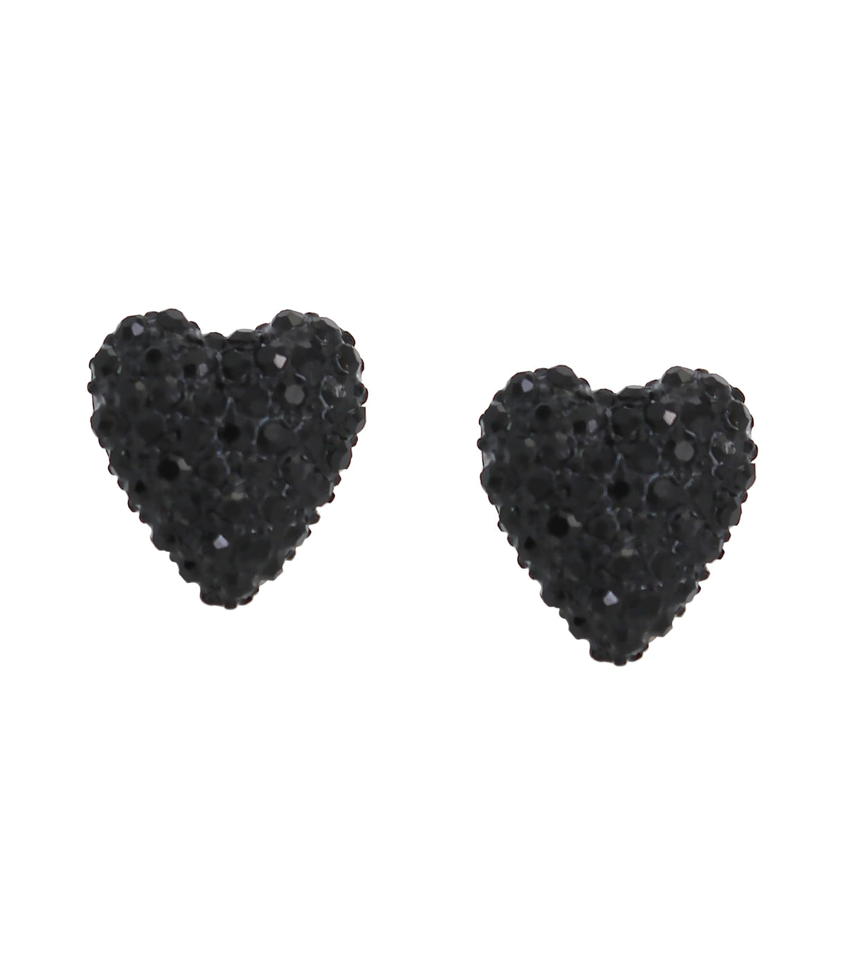 Betsey Johnson Heart Stud Earrings