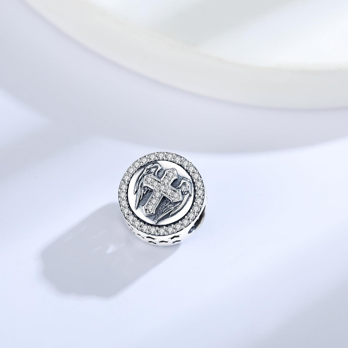 925 Sterling Silver Charms Fit Pandora Charms Bracelet God Has You In His Arms I Have You In My Heart Fit Wife Mother's Day Christmas Birthday Gift