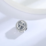 925 Sterling Silver Charms Fit Pandora Charms Bracelet God Has You In His Arms I Have You In My Heart Fit Wife Mother's Day Christmas Birthday Gift