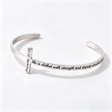 M MOOHAM Silver Cross Bracelet, Christian Gifts for Women