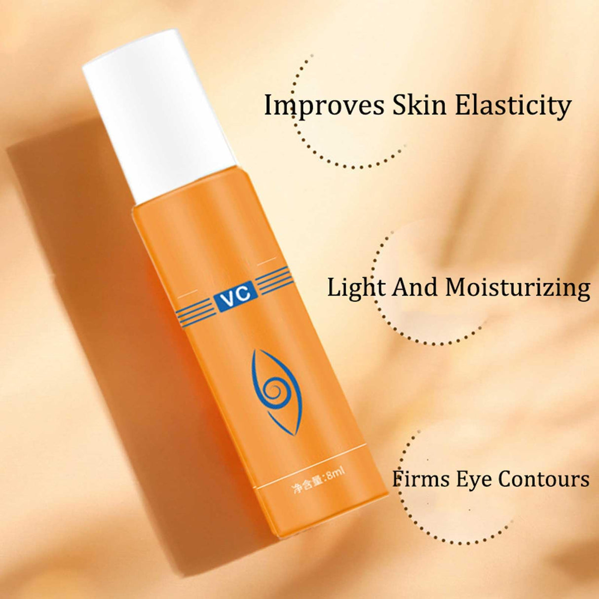 Lutein Eye Essence Oil, Lutein Eye Wrinkle Essence Oil, Vc Lutein Eye Essence Oil, Lutein Eye Oil, Lutein Eye Firming Serum, Reduces Fine Lines Under The Eyes (1pcs)