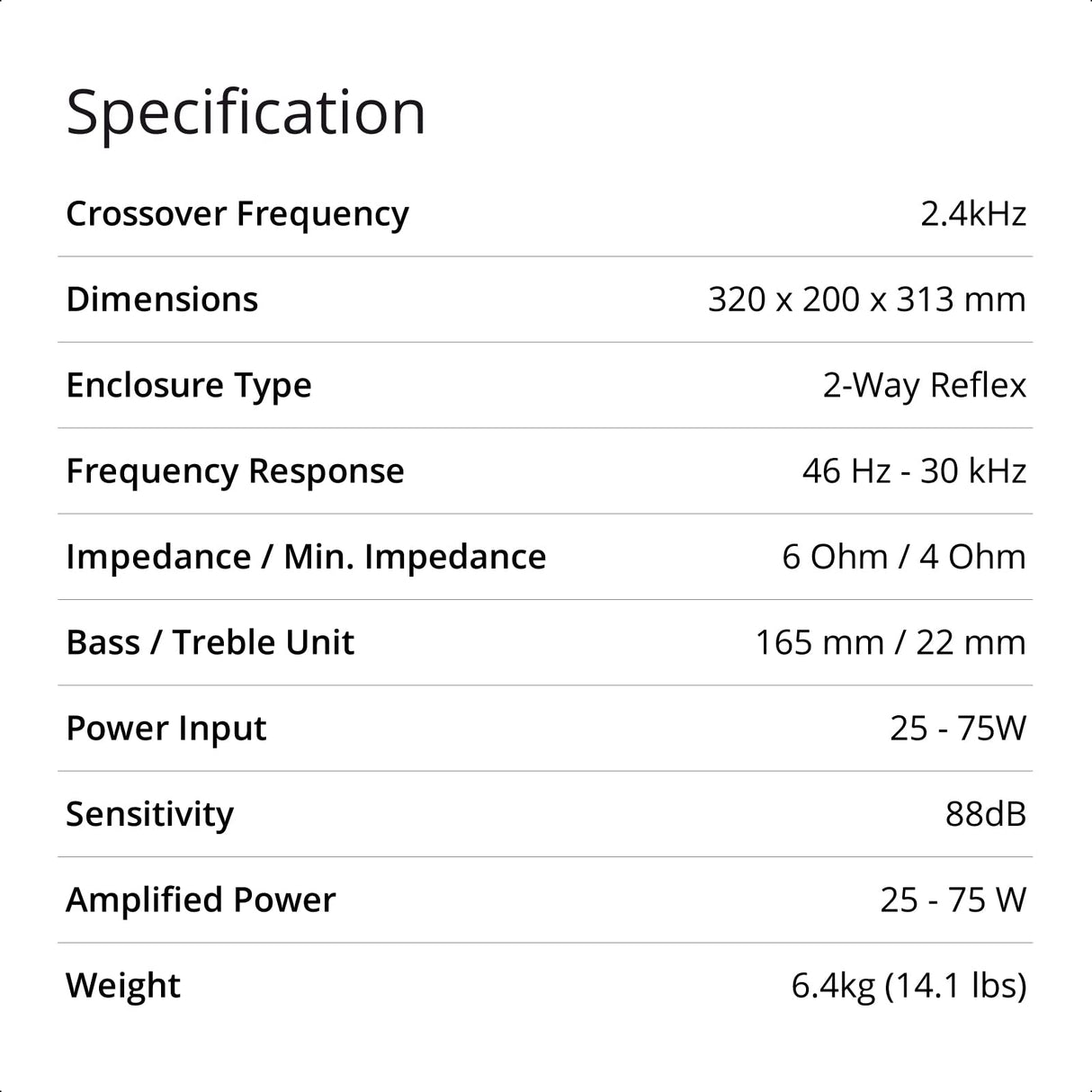 Q Acoustics 3030i Bookshelf Speakers Pair Graphite Gray - 2-Way Reflex Enclosure Type, 6.5" Bass Driver, 0.9" Tweeter - Stereo Speakers/Passive Speakers for Home Theater Sound System