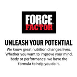Force Factor L-Arginine Nitric Oxide Supplement with BioPerine to Help Build Muscle and Support Stronger Blood Flow, Circulation, Nutrient Delivery, and Pumps, L-Arginine 3000mg, 3g, 150 Capsules