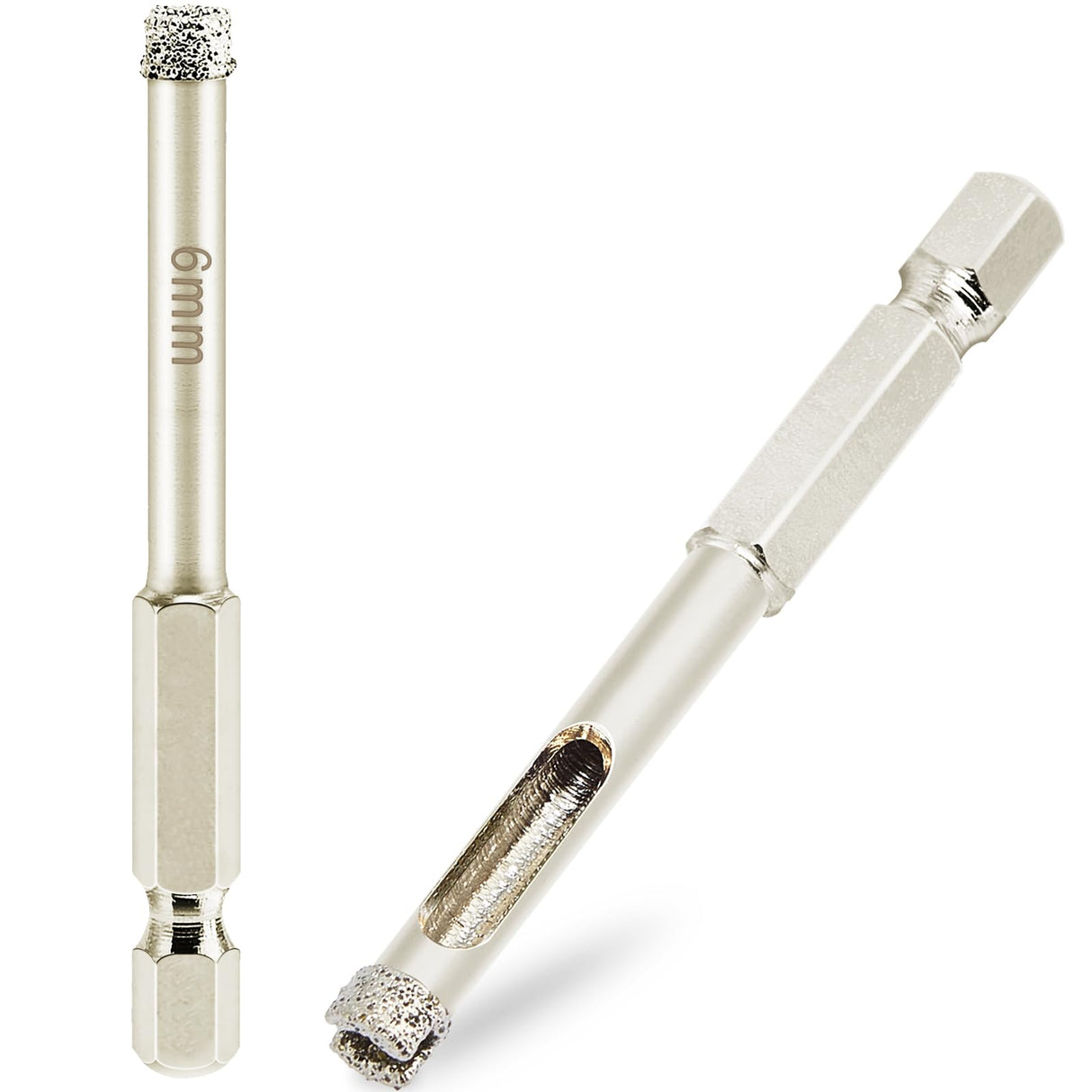 DaduoRi 4 7/8 Inch (125mm) Diamond Hole Saw with Pilot Bit, Easy Drilling for Porcelain Tile, Granite, Ceramic, Marble, Glass, Stones, Diamond Tip Coated, 1 3/8" Depth of Cut