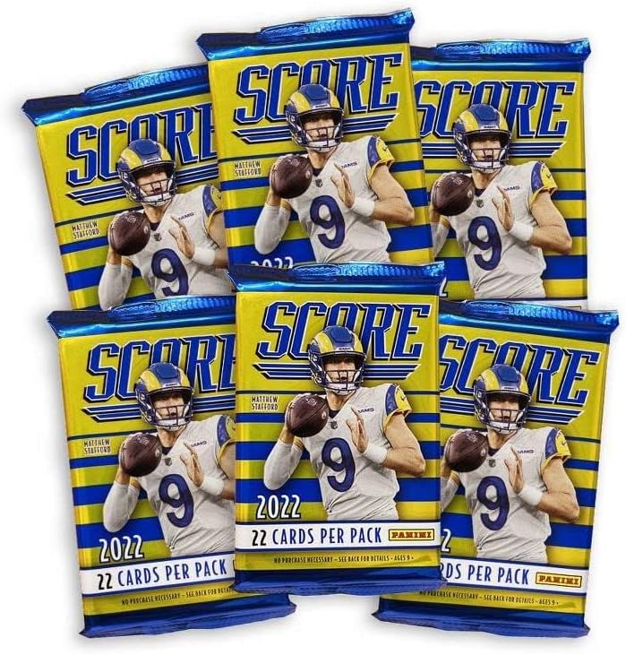 2022 Panini Score Football Trading Card Blaster Box - 132 Cards Inside