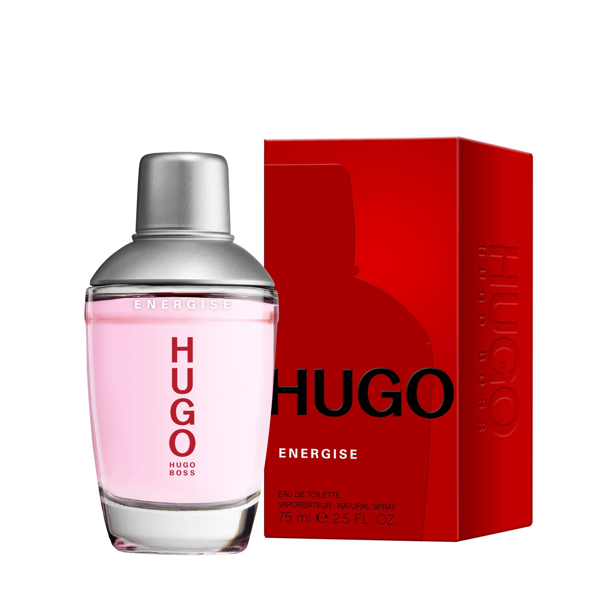 Hugo Boss Energise Eau de Toilette Citrus Men's Cologne With Notes of Mandarin, Pink Pepper, Juniper Berry, Wood & Suede Long Lasting Fragrance - 2.5 fl oz