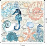 Beach Blanket Waterproof Sandproof Beach Mat 79" X 83" /10'x9'for 2-8 Adults Quick Drying Outdoor Picnic Mat Beach Accessories for Travel, Camping, Hiking