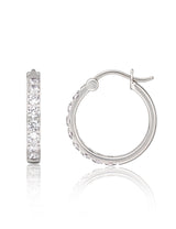 Limerencia G23 Pure Titanium Hypoallergenic Hoop Earrings, F136 Titanium Huggie Studs for Women Sensitive Ears (20 mm hoop silver)