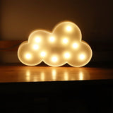 AUSAYE 3 PCS 3D Crescent Moon Light Cloud Led Star Lamp, Decorative Night Lights Room Decor NightLight for Kids Adults Birthday Baby Shower Party Christmas Gifts