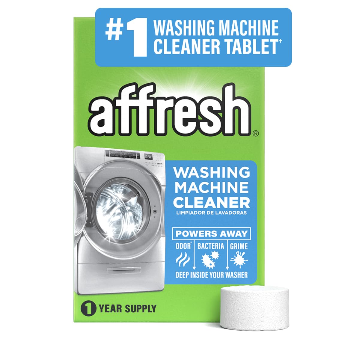 Affresh Washing Machine Cleaner, #1 Washing Machine Cleaner Tablet, 12 Ct.