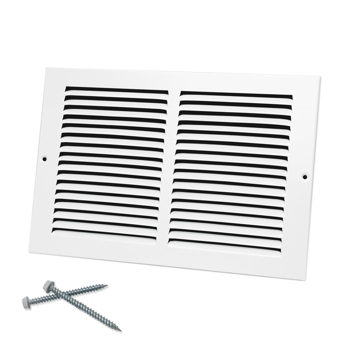 Howeall 12"W x 8"H [Duct Opening Size] Steel Return Air Grille, Air Return Vent Cover for Ceiling and Sidewall - HVAC Air Vent Covers - [Outer Dimensions: 13.75"W x 9.75"H]