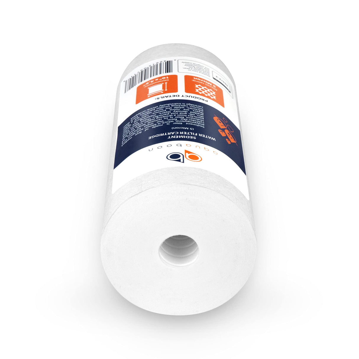 Aquaboon 5 Micron 10 x 4.5 Well Water Sediment Filter Replacement Whole House Water Filter Cartridge Compatible with DGD-5005, WFHD13001B, 4-Pack