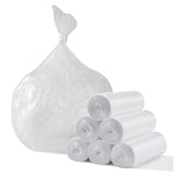 TYPLASTICS 45-48 Gallon Clear Trash Can Liners - 43" x 48" - High Density Garbage Bags - 200 Pack - Multipurpose for Office, Yard, Recycling, Industrial and Commercial