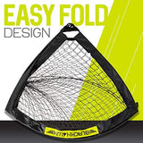 Franklin Sports Blackhawk Backyard Soccer Goal - Portable Pop Up Soccer Nets - Youth + Adult Folding Indoor + Outdoor Goals - Multiple Sizes + Colors - Perfect for Games + Practice