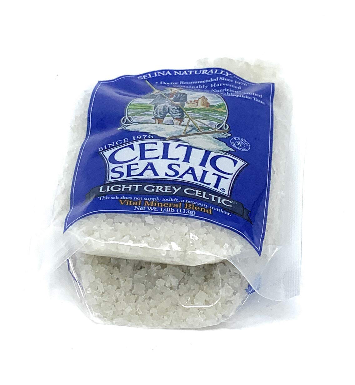 Celtic Sea Salt Light Grey Coarse Salt, 1/4 Pound, 4 Oz