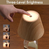 WILIT Wireless Bottle Lamp Shades for Table Lamps, 3 Level Brightness Bar Lights for Home Bar, Rechargeable Cordless Lamp for Bedroom Bar&Restaurant, Modern Wine Bottle Light, Gifts for Women