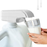 Automatic Drink Dispenser Hands-Free Beverage Milk Dispenser for Fridge Gallon USB Rechargeable Spill-Proof Design for Home Kitchen Parties