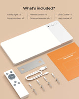 FULEN Rechargeable Motion Sensor Ceiling Light Upgraded,Closet Light with 12000mAh Battery, LED Shower Lights, Ceiling Lamp for Bathroom,Pantry,Garage,Remote Control