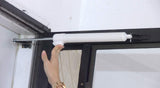 Touch 'n Hold Smooth Door Closer - Single Kit (White) - Standard-Duty Door Closer with Touch-Button Hold Open Feature & Smooth Closing Motion – for (Medium & Lightweight) Storm, Screen Doors.