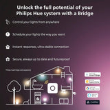 Philips Hue Indoor 33 Ft Smart LED Solo lightstrip Base Kit - 1 Pack - Control with Hue App - Compatible with Alexa, Google Assistant and Apple HomeKit