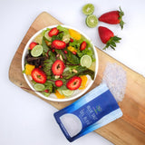 EUPHERBIA Blue Salt, Coarse, Rare Mineral Salt, High Potassium, Lower Sodium, Natural, Unprocessed, Hand Harvested, Kosher Certified, 227g (8 Oz)