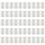Housecret 50 Pack 2" D x 3" H (20 Hour Burn Time) White Unscented Pillar Votive Candles, Hand Poured Wax Candle Ideal Gifts for Weddings Birthdays Christmas Holidays Party