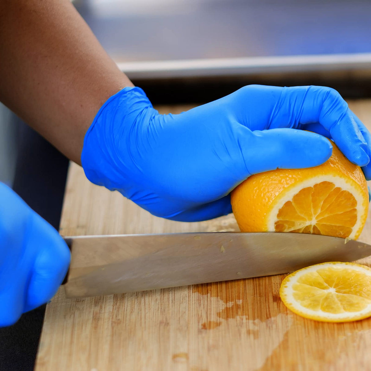 PEIPU Nitrile Glov, Disposable Gloves(Medium, 1000-Pack)，Powder Free, Cleaning Service Gloves, Latex Free