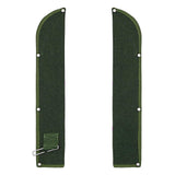 Zenport MP15 Machete Carbon Steel Blade PVC Handle Includes Sheath, 15", Green