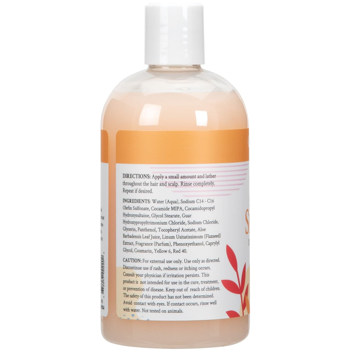 Ginger Lily Farms Botanicals Moisturizing Shampoo for All Hair Types, Coco Mango, 100% Vegan & Cruelty-Free, Coconut Mango Scent, 12 Fl Oz