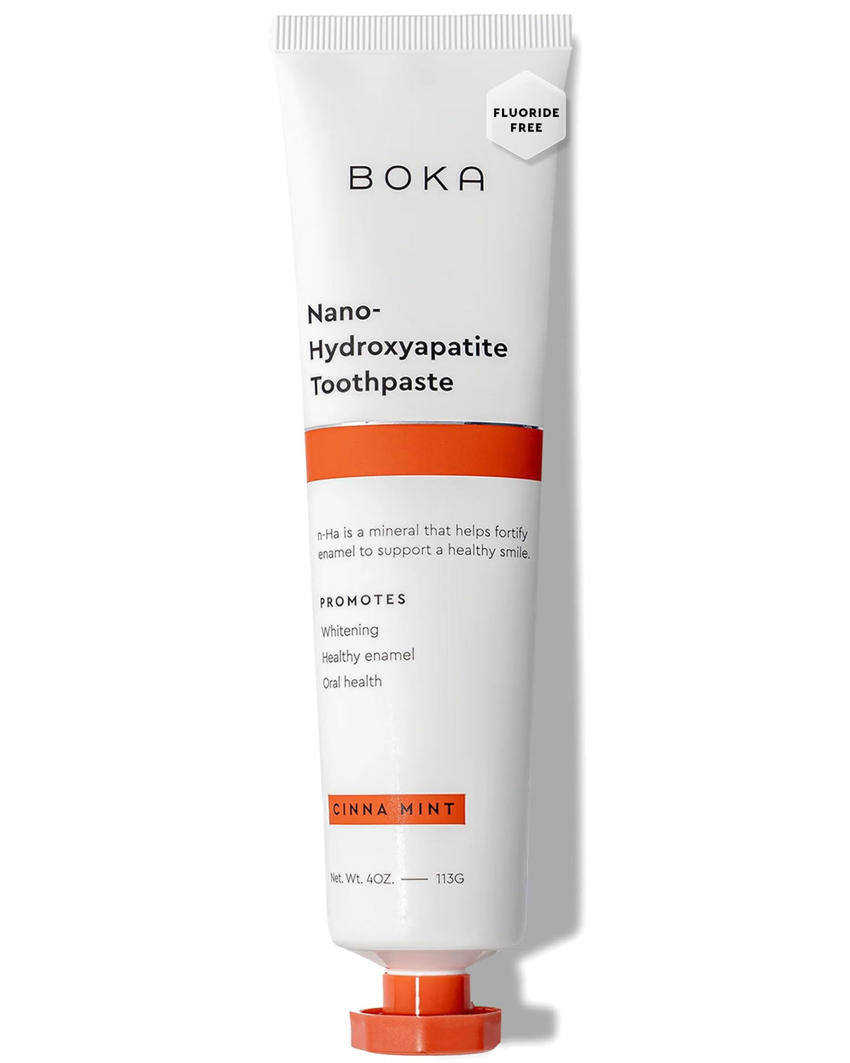 Boka Fluoride Free Toothpaste Nano Hydroxyapatite, Helps Remineralize, Appropriate for Sensitive Teeth, Whitening - for Adult, Kids Oral Care - Refresh Mint Flavor, 4 Fl Oz 3Pk