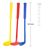 Dyienocs Plastic Mini Golf Clubs for Toddlers,Kids Golf Clubs Set,Outdoor/Indoor Golf Toys Christmas Birthday Present for Boys Girls