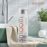Keragen Brazilian Smoothing Keratin Hair Treatment | Sulfate-Free Blowout System for Dry, Damaged, Curly, or Frizzy Hair | Forte Formula | Medium to Coarse Hair | 32 Oz