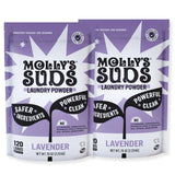 Molly's Suds Original Laundry Detergent Powder | Clean Laundry Detergent Powder for Sensitive Skin | Simple, Effective Ingredients, Stain Fighting | 240 Loads (Lavender)